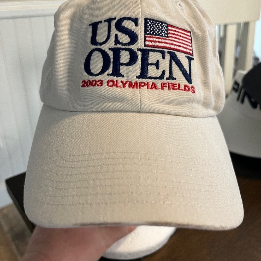 Us Open 2003 Olympia Fields Adjustable Strapback Baseball HatCap UsgaGolf